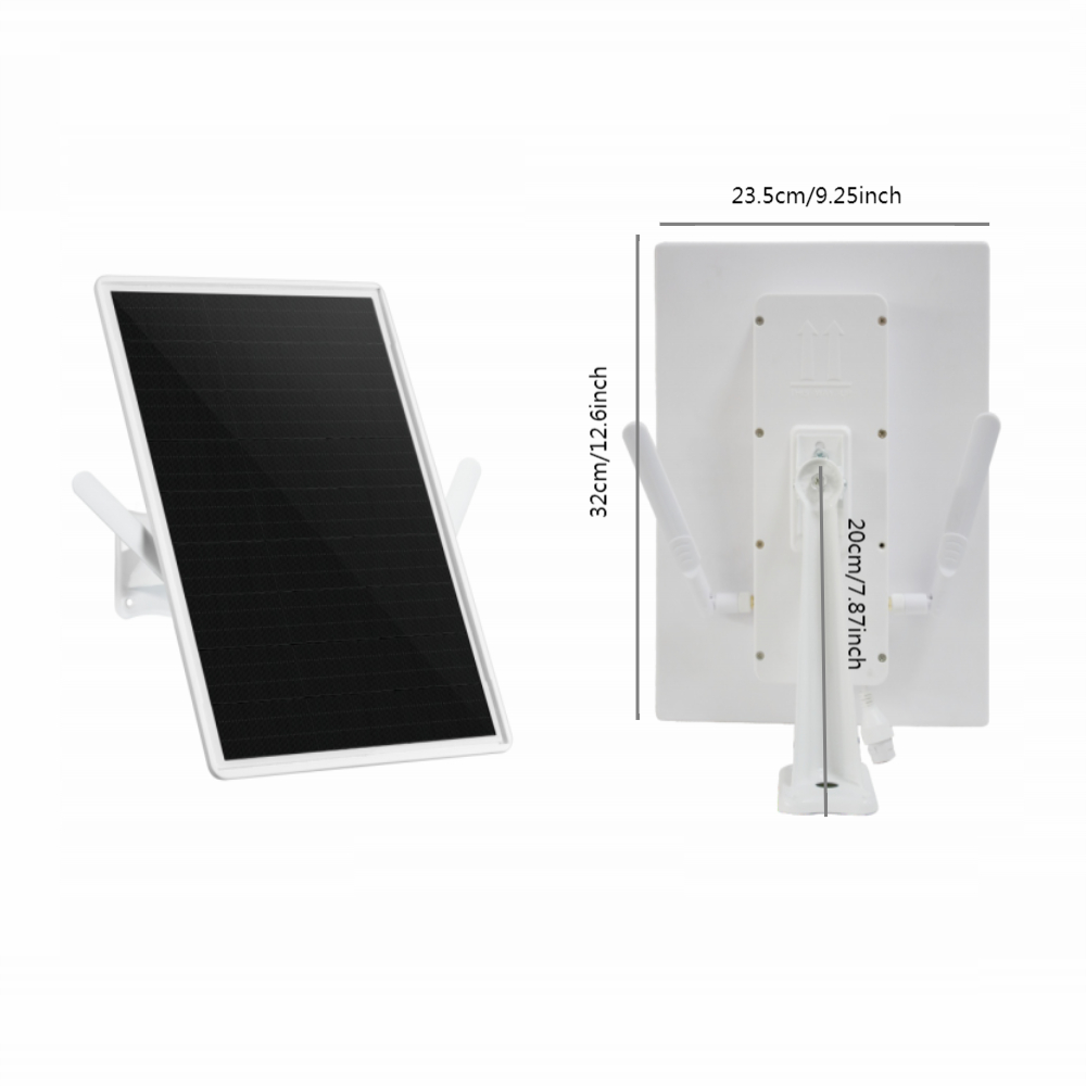 Repetidor solar exterior Secueye, extensor de rango Wi-Fi de 2,4 GHz, amplificador de señal de internet inalámbrico para exteriores con energía solar, batería potente de 25 000 mAh y cobertura Wi-Fi completa para el hogar.