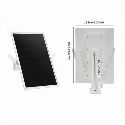 Repetidor solar exterior Secueye, extensor de rango Wi-Fi de 2,4 GHz, amplificador de señal de internet inalámbrico para exteriores con energía solar, batería potente de 25 000 mAh y cobertura Wi-Fi completa para el hogar.