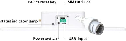 Enrutador módem solar 4G LTE de 2,4 GHz, punto de acceso WiFi, ranura para tarjeta SIM y VSIM, batería integrada de 26 000 mAh, resistente al agua IP66, para exteriores, ideal para cámaras de seguridad y senderos. 