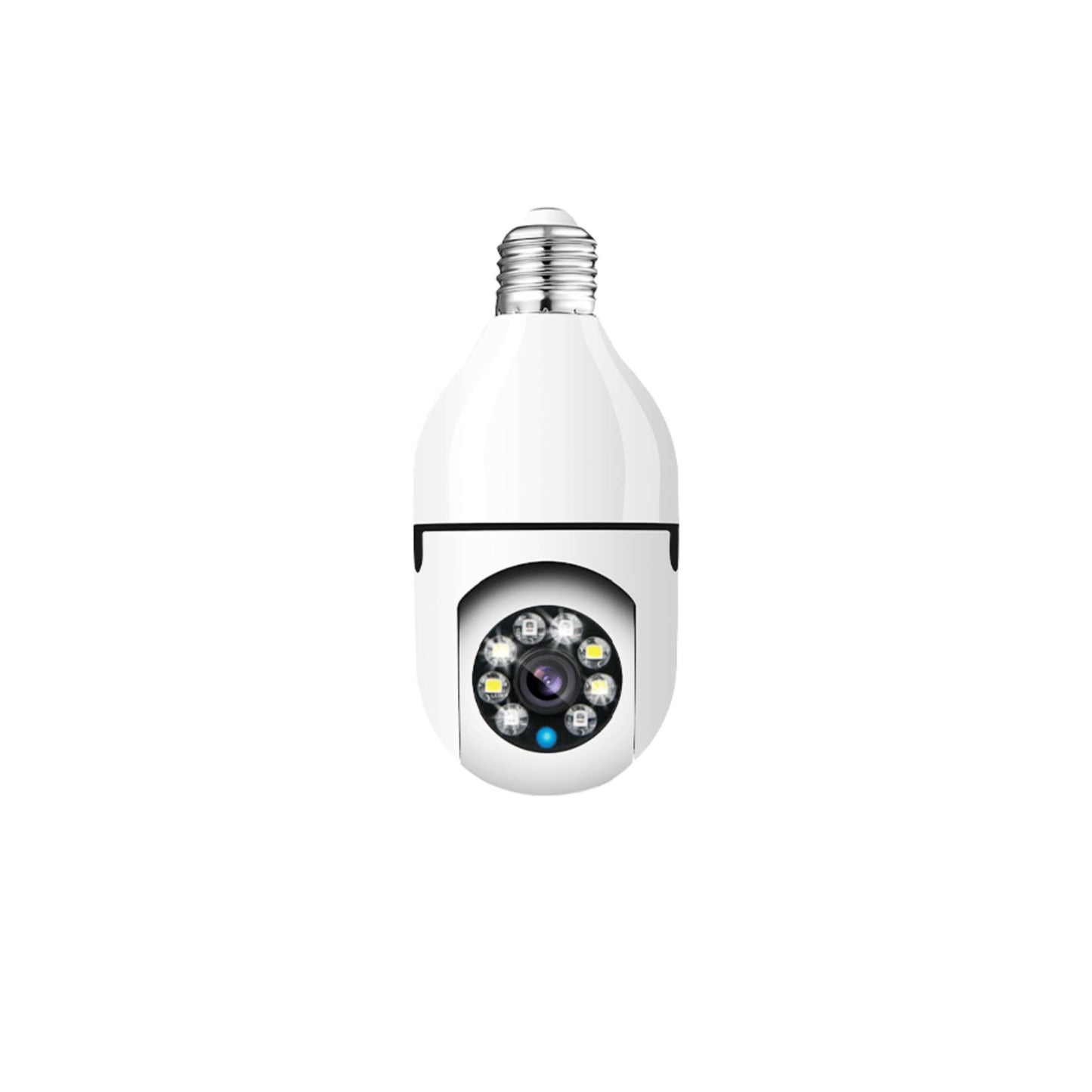 Dual Band Wi-Fi 2.4GHZ&5.8GHZ Bulb E26/E27 Series HD Security Camera, With AI Human Detection, Two-way Audio, Cloud Storage, Alert Area Detection, 355° Vision, Color Night Vision Smart Network Camera